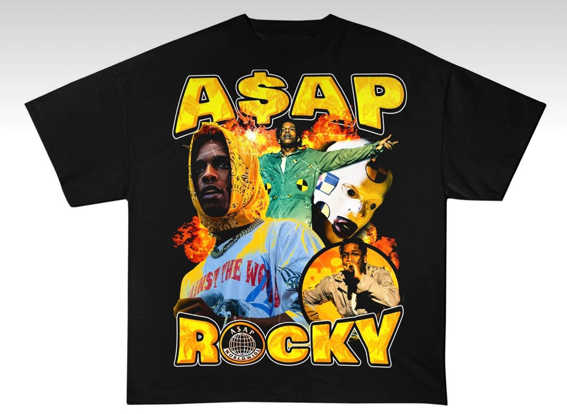 ASAP ROCKY BLACK TEE