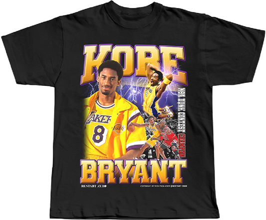 KOBE BRYANT 'THE DUNK' BLACK TEE - Unseen 