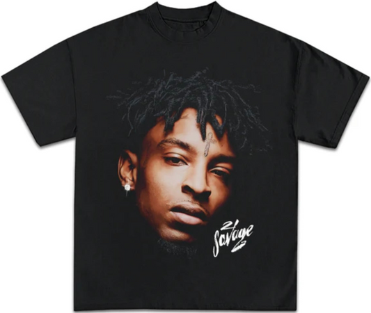 21 SAVAGE BLACK TEE - Unseen 