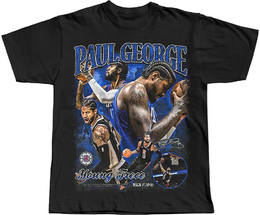 PAUL GEORGE 'YOUNG TRECE' BLACK TEE - Unseen 