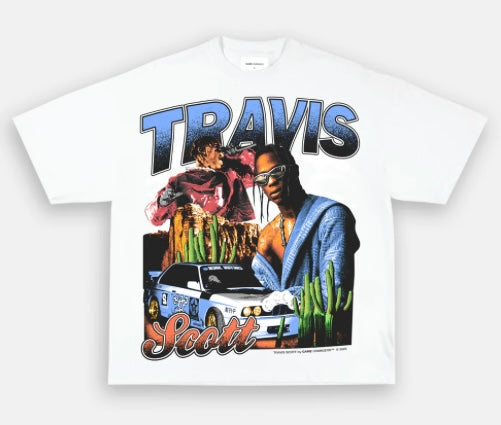 TRAVIS SCOTT WHITE TEE