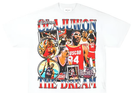 HAKEEM OLAJUWON WHITE TEE - Unseen 