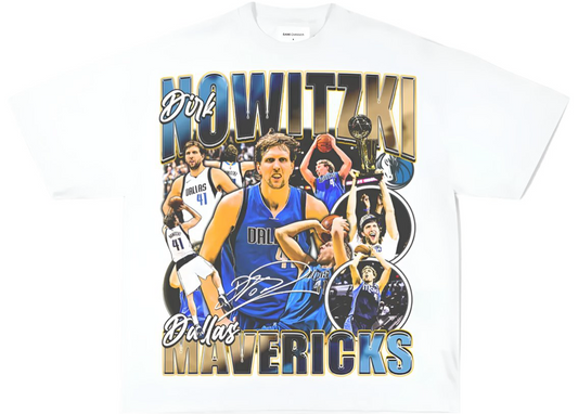 DIRK NOWITZKI WHITE TEE - Unseen 