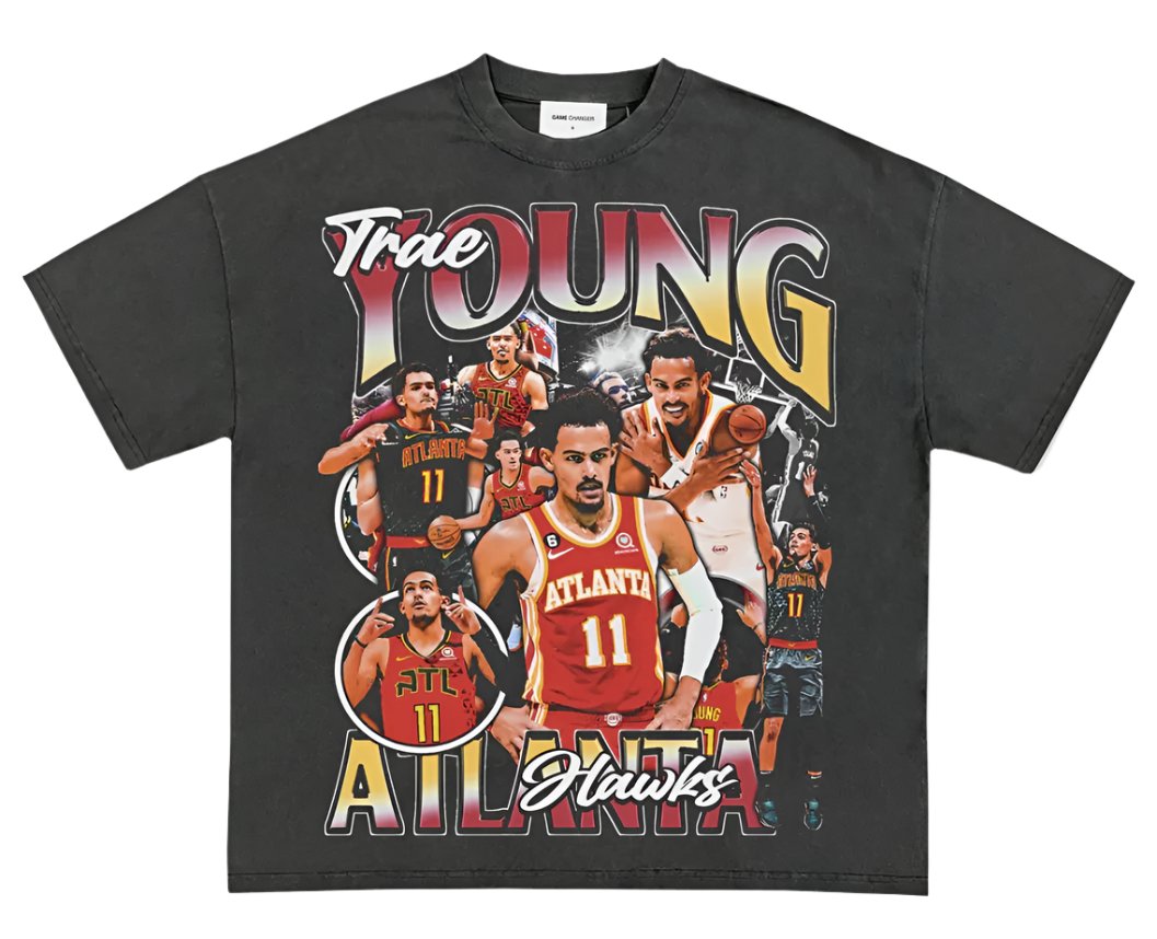 TRAE YOUNG BLACK TEE - Unseen 