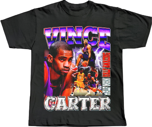 VINCE CARTER BLACK TEE - Unseen 