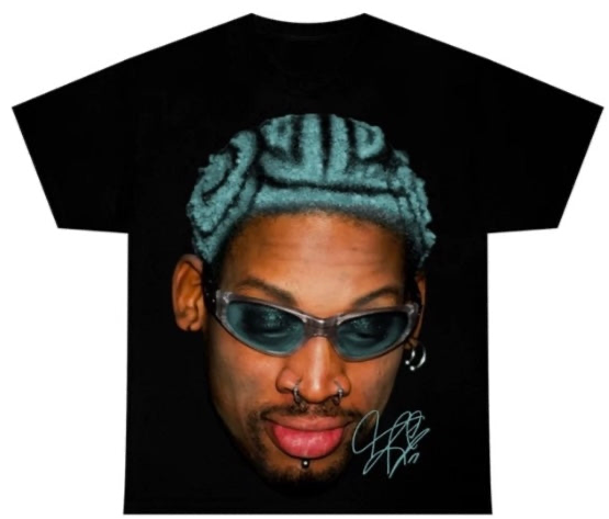 DENNIS RODMAN BLACK TEE - Unseen 