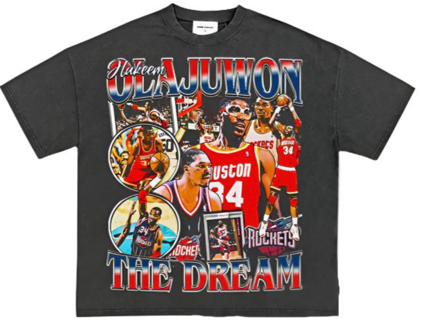 HAKEEM OLAJUWON BLACK TEE - Unseen 