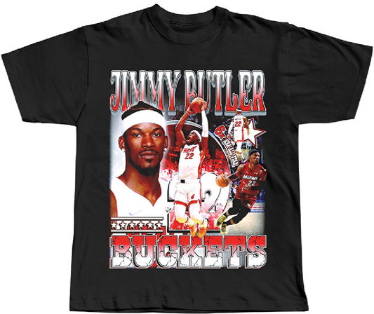 JIMMY BUTLER BLACK TEE - Unseen 