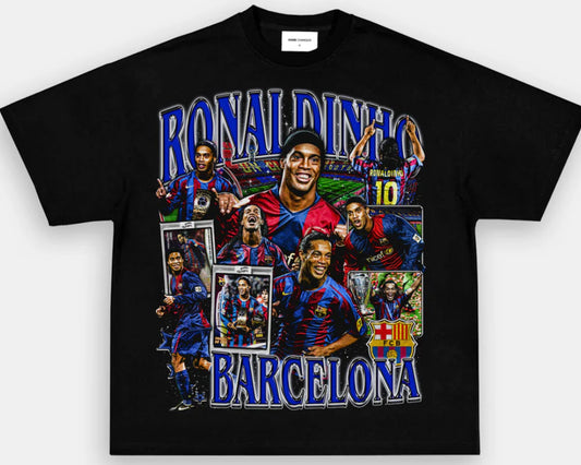 RONALDINHO BARCELONA TEE - Unseen 