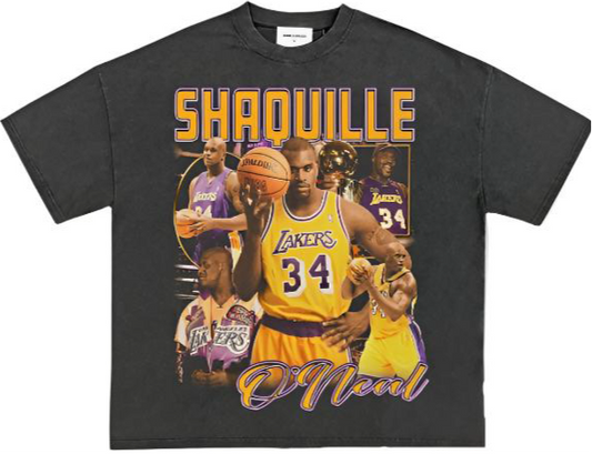 SHAQUILLE O'NEAL BLACK TEE - Unseen 