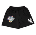 UNSEEN ‘REVERSE LA’ BLACK SHORTS