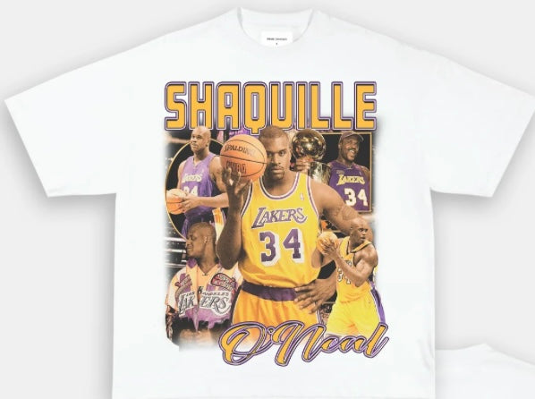 SHAQUILLE O'NEAL WHITE TEE - Unseen 