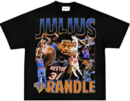 JULIUS RANDLE BLACK TEE - Unseen 