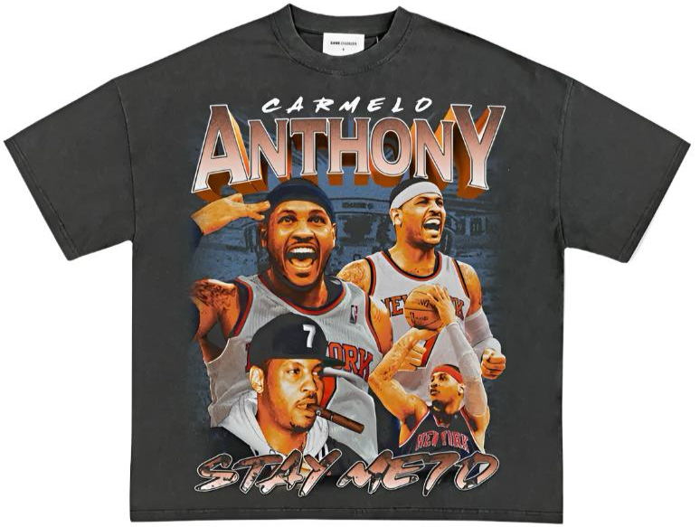 CARMELO ANTHONY 'NYK' BLACK TEE - Unseen 