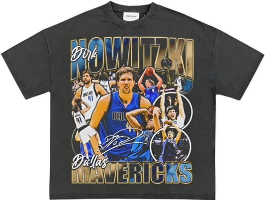 DIRK NOWITZKI BLACK TEE - Unseen 