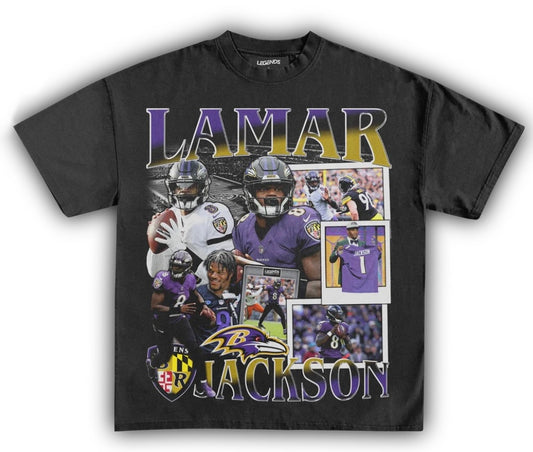 LAMAR JACKSON ‘RAVENS’ TEE - Unseen 