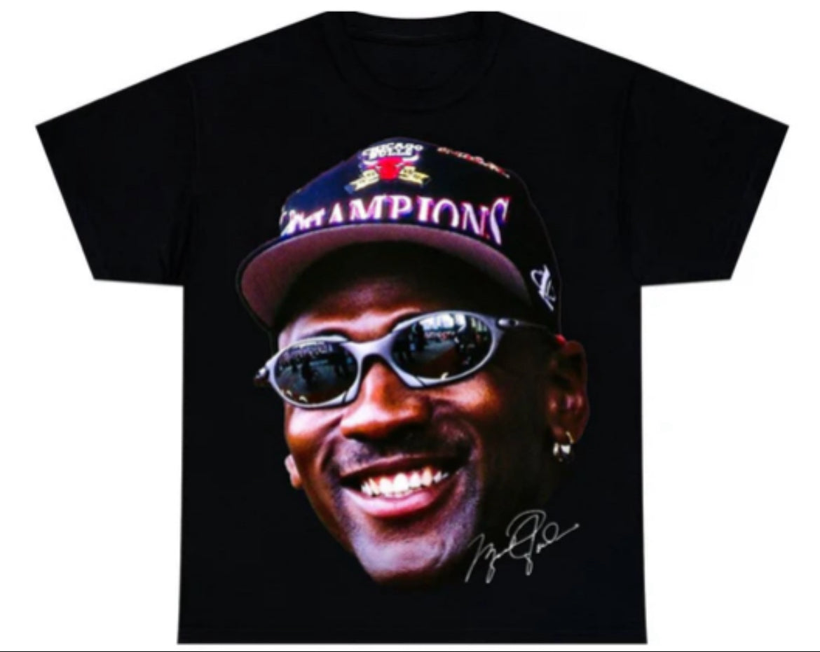 MICHAEL JORDAN 'HIS AIRNESS' BLACK TEE