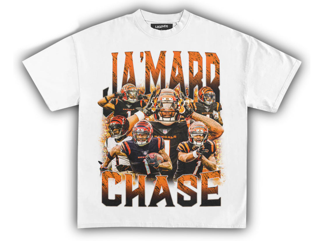 JA’MARR CHASE ‘BENGALS’ TEE - Unseen 